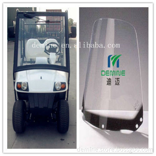 processing of polycarbonate vehicle windshield